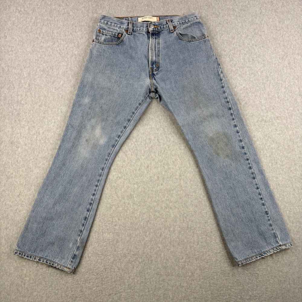 Vintage Levis Jeans Mens Fits 33x29 Blue 517 Boot Cut Denim Y2k 2006 Western